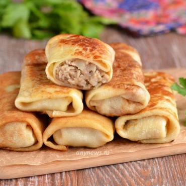 Блин с мясом