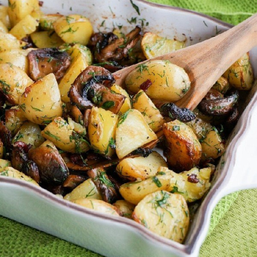 Картофель с грибами